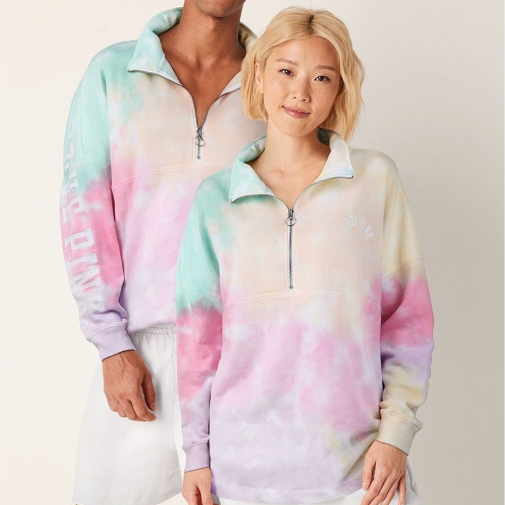 PINK Victoria's Secret Pastel Tie-Dye Women's Top